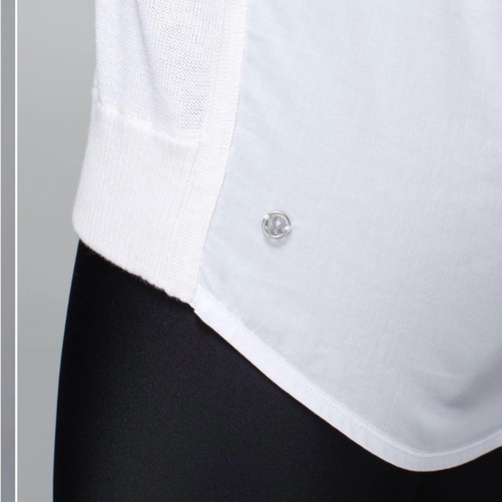 Lululemon Unity Pullover, Draped Back, Size 4, Ve… - image 6